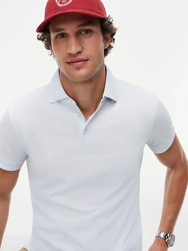 Polo Slim Fit Mercerizado da New York Label Polo Slim Fit Mercerizado da New York Label