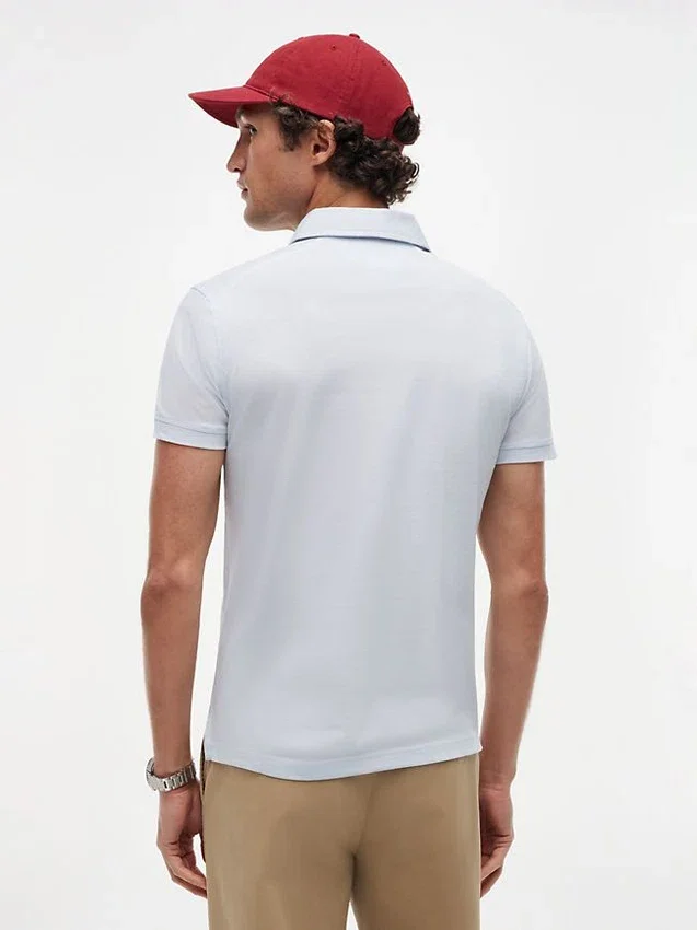 Polo Slim Fit Mercerizado da New York Label Polo Slim Fit Mercerizado da New York Label