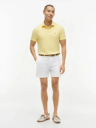 Polo Tommy com corte regular e elástico