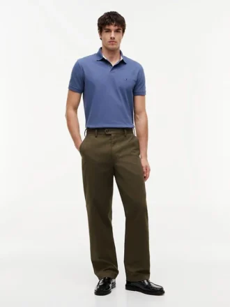 Polo Tommy com corte regular e elástico