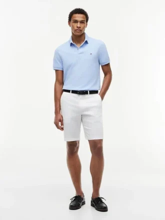 Polo Tommy com corte regular e elástico