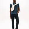 Polo Tommy com corte regular e elástico Polo Tommy com corte regular e elástico