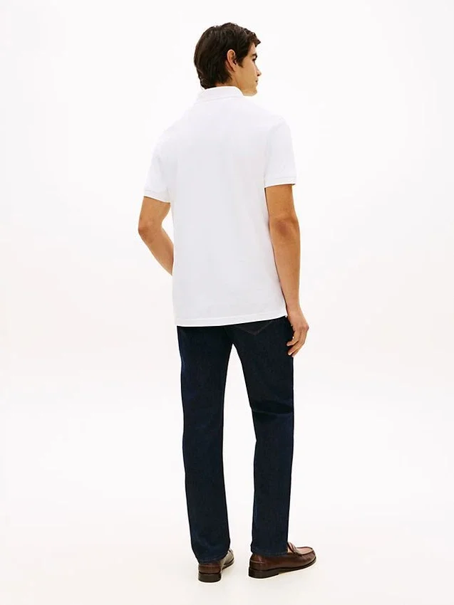 Polo Tommy com corte regular e elástico Polo Tommy com corte regular e elástico
