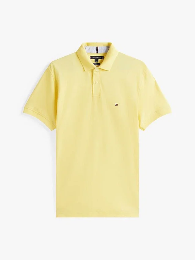 Polo Tommy com corte regular e elástico Polo Tommy com corte regular e elástico