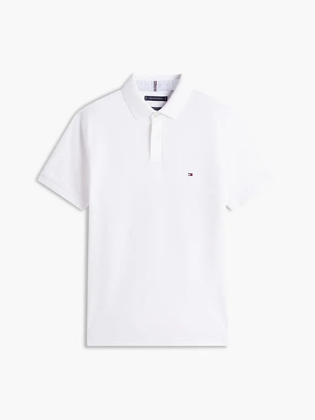Polo Tommy com corte regular e elástico Polo Tommy com corte regular e elástico