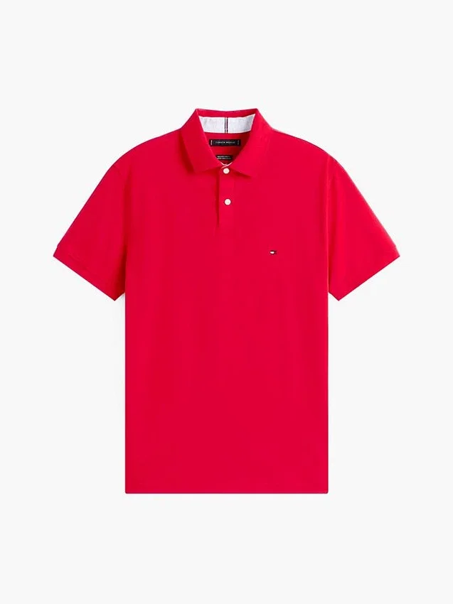 Polo Tommy com corte regular e elástico Polo Tommy com corte regular e elástico