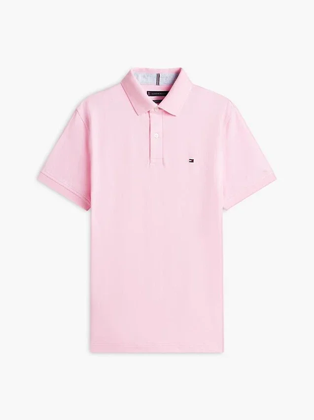 Polo Tommy com corte regular e elástico Polo Tommy com corte regular e elástico