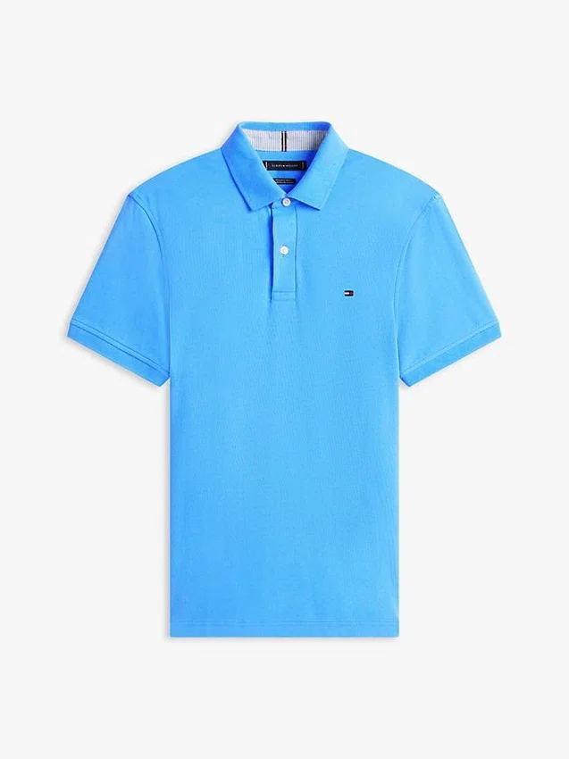 Polo Tommy com corte regular e elástico Polo Tommy com corte regular e elástico
