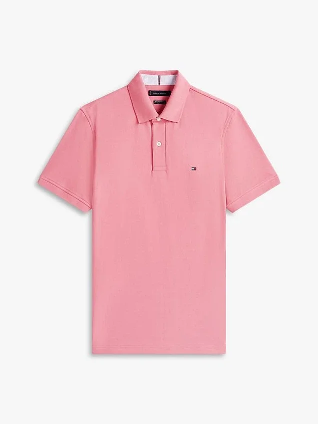 Polo Tommy com corte regular e elástico Polo Tommy com corte regular e elástico