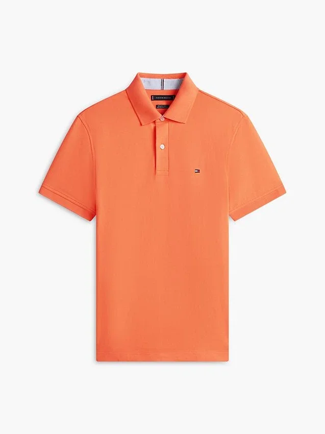 Polo Tommy com corte regular e elástico Polo Tommy com corte regular e elástico