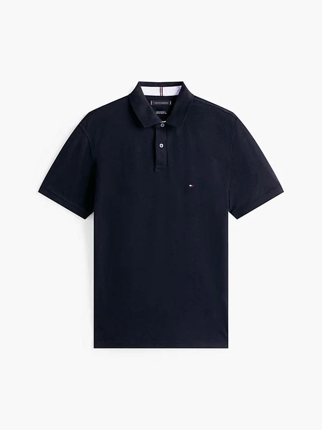 Polo Tommy com corte regular e elástico Polo Tommy com corte regular e elástico