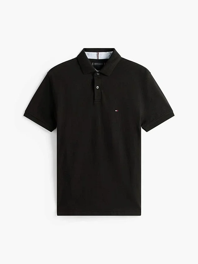 Polo Tommy com corte regular e elástico Polo Tommy com corte regular e elástico