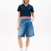 Polo Tommy Jeans de corte curto e largo Polo Tommy Jeans de corte curto e largo