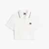 Polo Tommy Jeans de corte curto e largo Polo Tommy Jeans de corte curto e largo