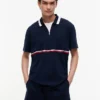 Polo Tommy Jeans Relaxed com fecho de correr de um quarto Polo Tommy Jeans Relaxed com fecho de correr de um quarto