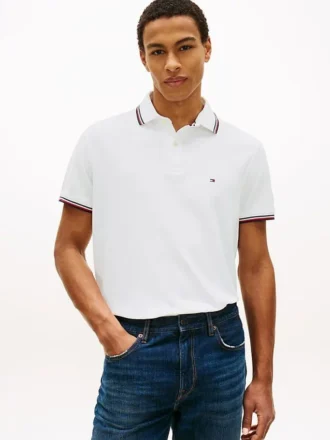 Polo Tommy Wicking de corte regular