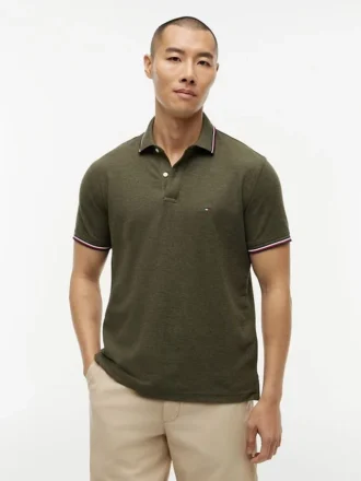 Polo Tommy Wicking de corte regular