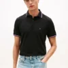 Polo Tommy Wicking de corte regular Polo Tommy Wicking de corte regular