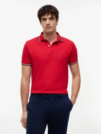 Polo Tommy Wicking de corte regular