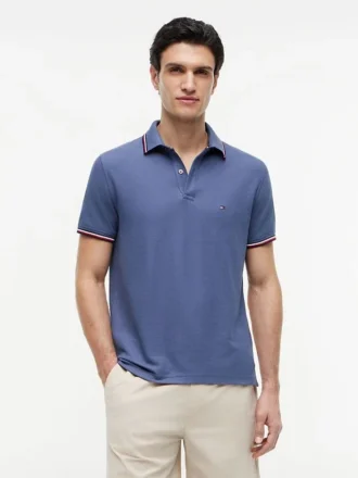 Polo Tommy Wicking de corte regular