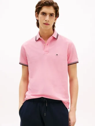 Polo Tommy Wicking de corte regular