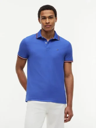 Polo Tommy Wicking de corte regular
