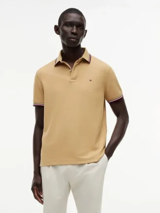 Polo Tommy Wicking de corte regular
