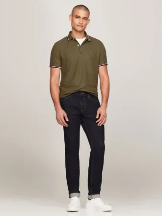 Polo Tommy Wicking de corte regular Polo Tommy Wicking de corte regular