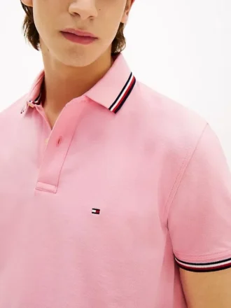 Polo Tommy Wicking de corte regular