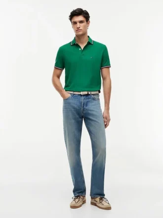 Polo Tommy Wicking de corte regular