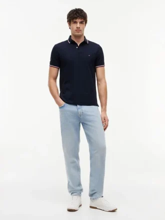 Polo Tommy Wicking de corte regular