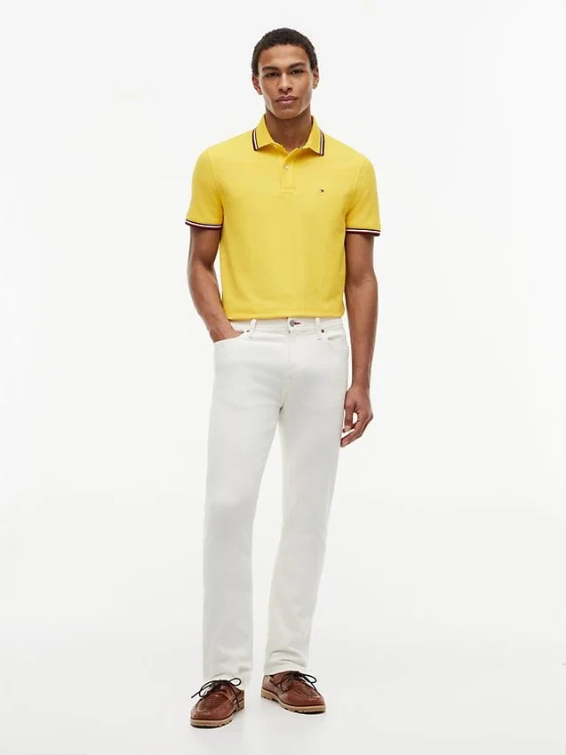 Polo Tommy Wicking de corte regular Polo Tommy Wicking de corte regular
