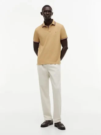 Polo Tommy Wicking de corte regular