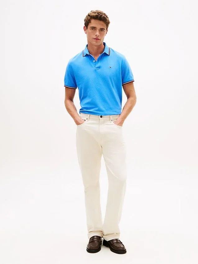 Polo Tommy Wicking de corte regular Polo Tommy Wicking de corte regular