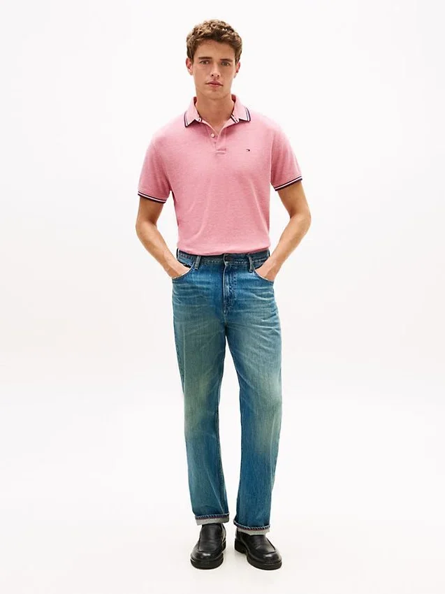 Polo Tommy Wicking de corte regular Polo Tommy Wicking de corte regular