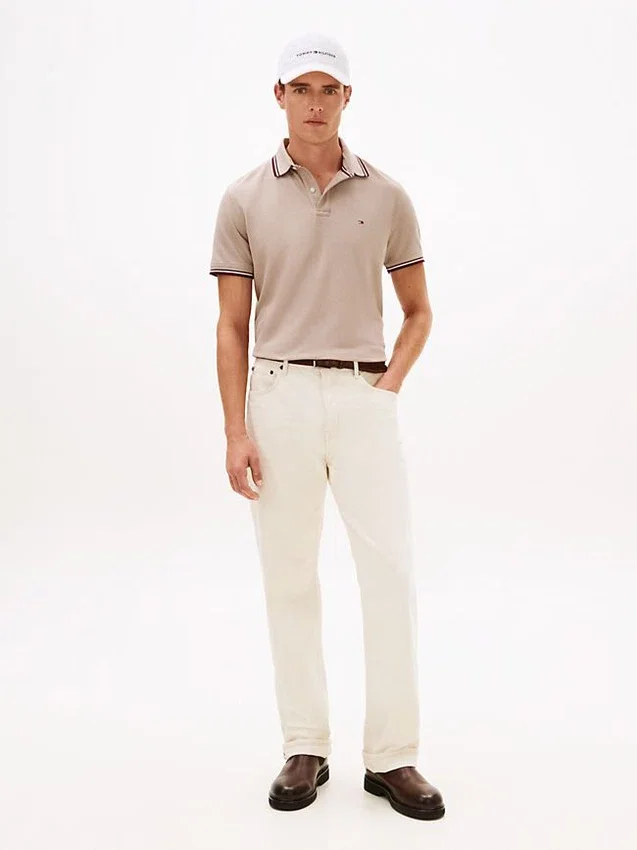 Polo Tommy Wicking de corte regular Polo Tommy Wicking de corte regular