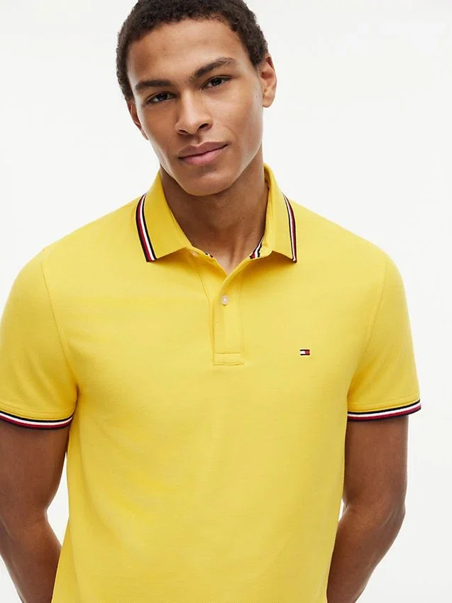 Polo Tommy Wicking de corte regular Polo Tommy Wicking de corte regular