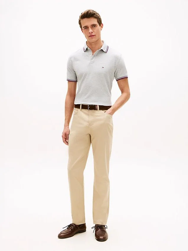 Polo Tommy Wicking de corte regular Polo Tommy Wicking de corte regular