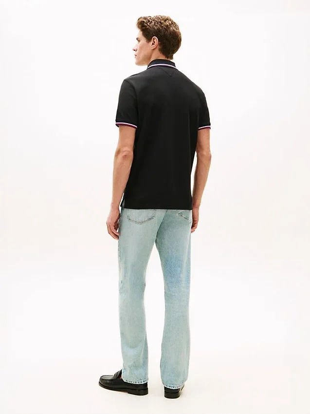 Polo Tommy Wicking de corte regular Polo Tommy Wicking de corte regular