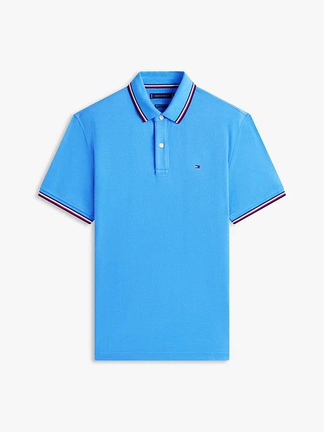 Polo Tommy Wicking de corte regular Polo Tommy Wicking de corte regular