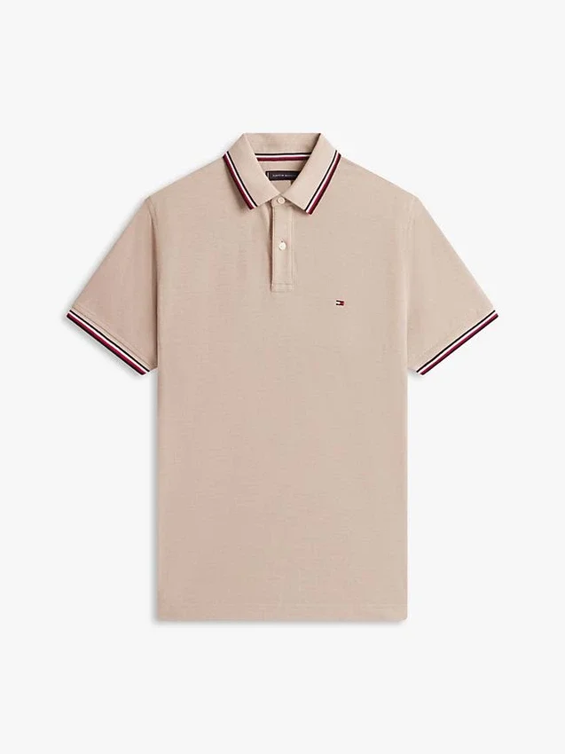 Polo Tommy Wicking de corte regular Polo Tommy Wicking de corte regular
