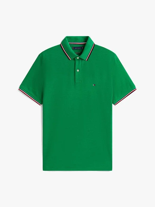 Polo Tommy Wicking de corte regular Polo Tommy Wicking de corte regular