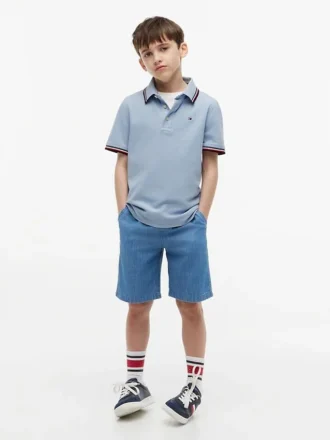 Polo Tommy Wicking para criança