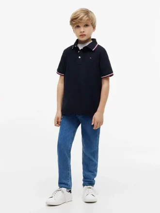 Polo Tommy Wicking para criança