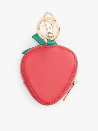 Porta-moedas com morango para bolsa