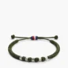 Pulseira ajustável em nylon trançado Pulseira ajustável em nylon trançado