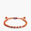 Pulseira ajustável em nylon trançado Pulseira ajustável em nylon trançado