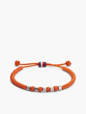 Pulseira ajustável em nylon trançado