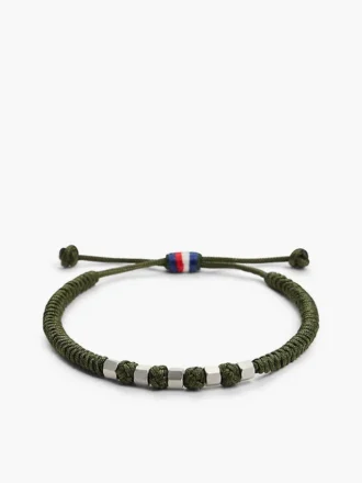 Pulseira ajustável em nylon trançado