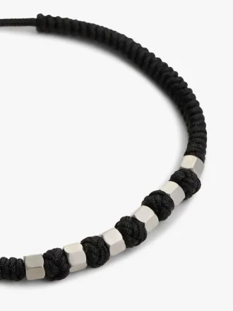 Pulseira ajustável em nylon trançado